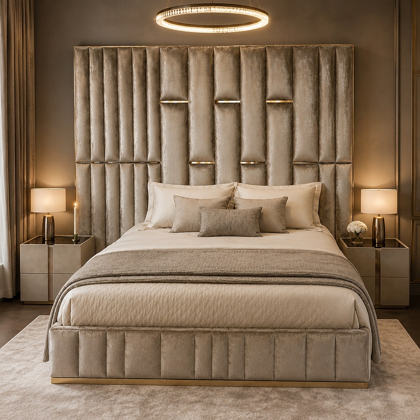 Rosie Suite product lifestyle image in a luxurious bedroom by DNF World